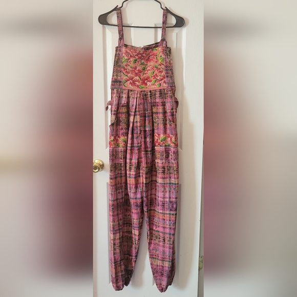 Floral Pink Jumpsuit - Picture 1 of 4